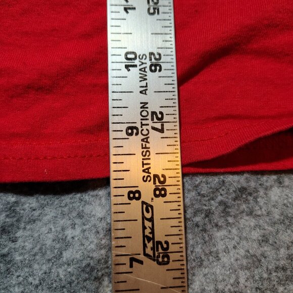 Full Throttle Saloon Sturgis T-Shirt Size Medium Red Front Back Guitar Biker Bar - Picture 7 of 10